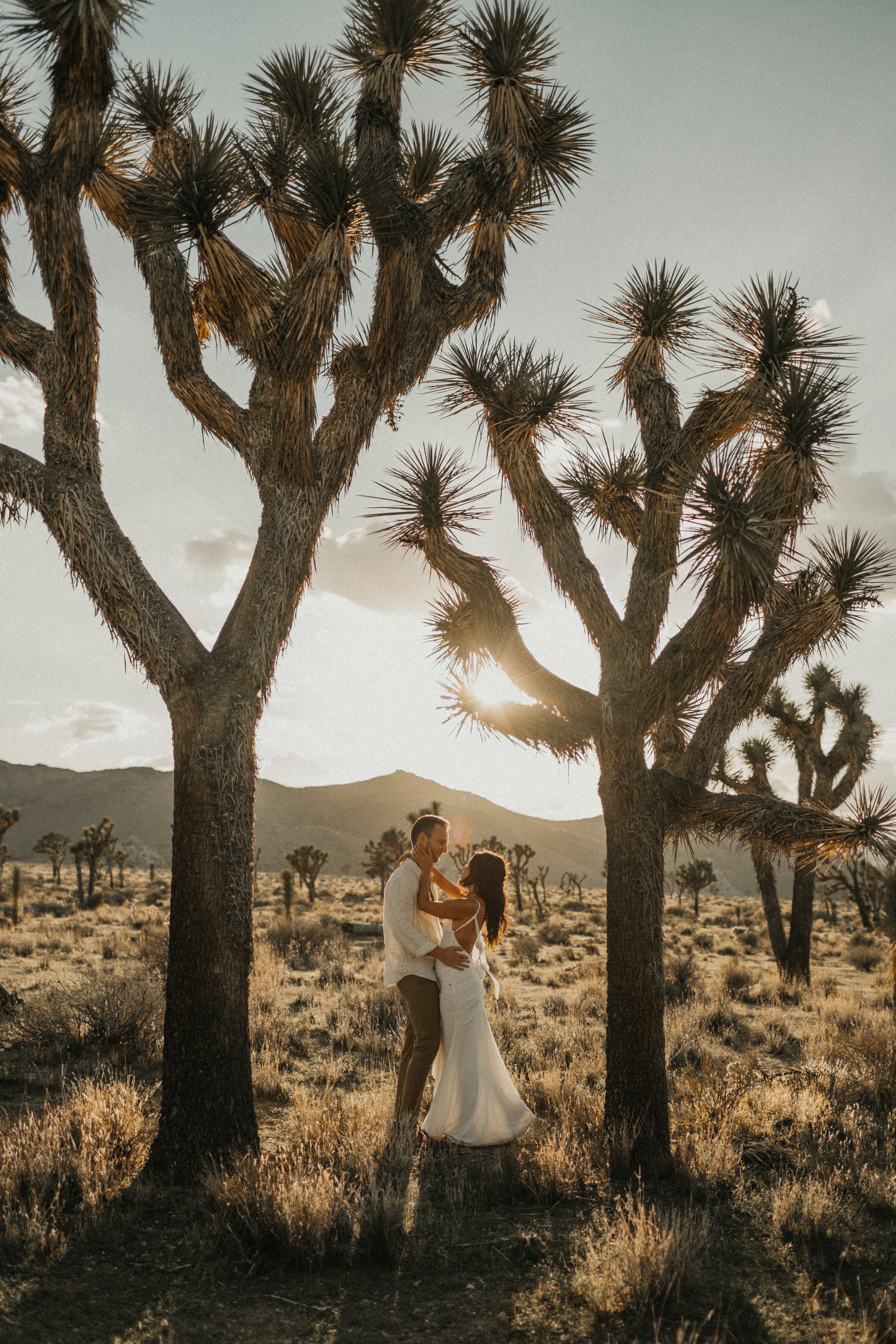 Christina and Corey at Joshua Tree